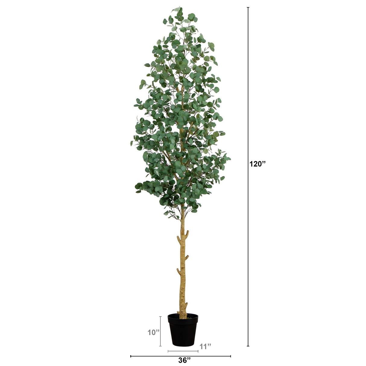 10’ Artificial Eucalyptus Tree-Tree-Parc Decor