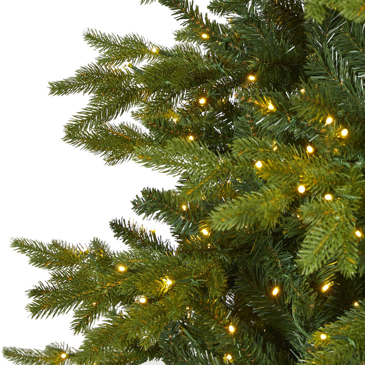 10’ Belgium Fir “Natural Look” Artificial Christmas Tree with 1050 Clear LED Lights-Christmas Tree-Parc Decor