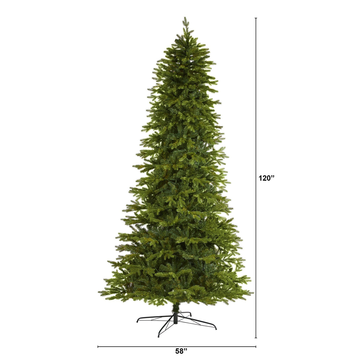 10’ Belgium Fir “Natural Look” Artificial Christmas Tree with 3514 Bendable Branches-Christmas Tree-Parc Decor