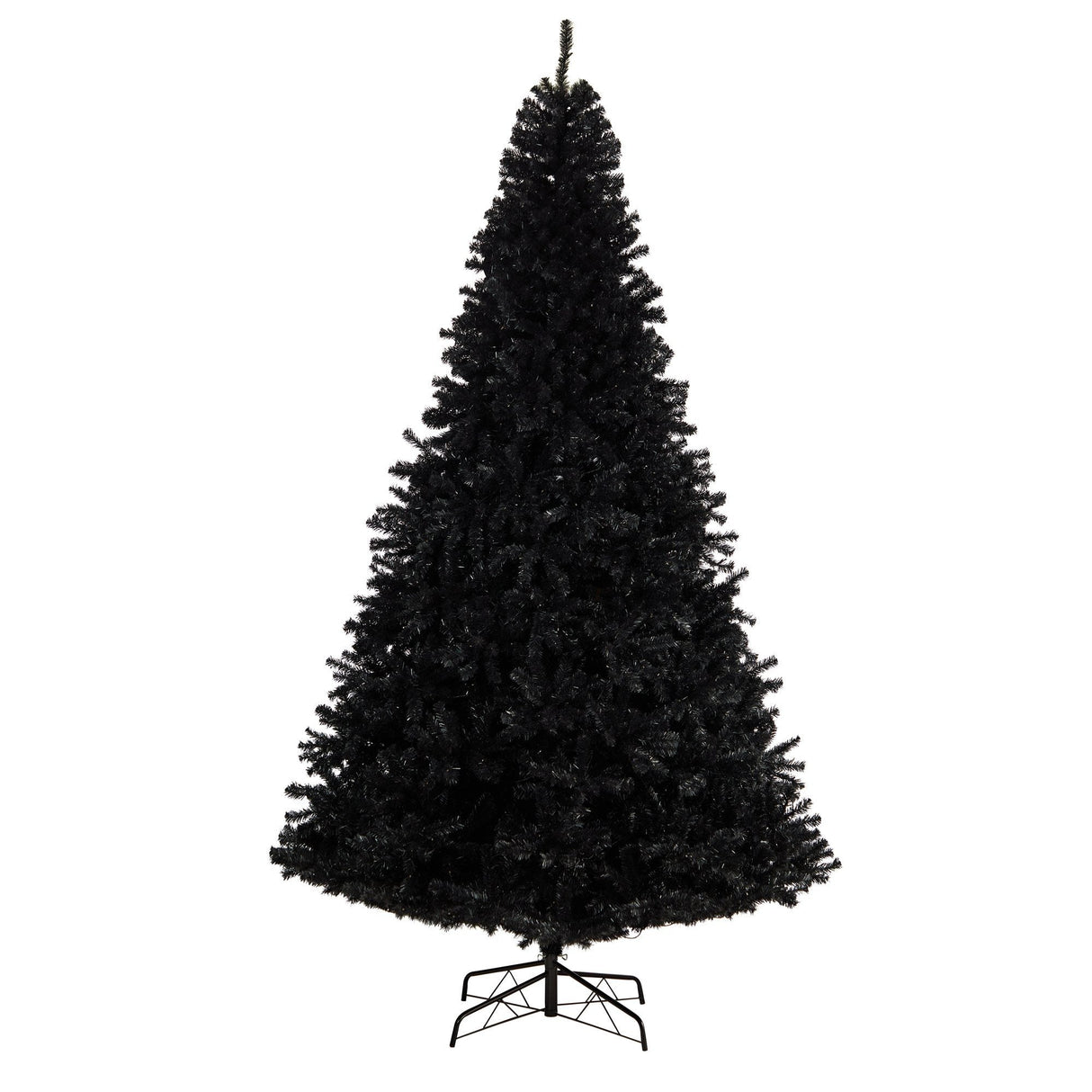 10’ Black Artificial Christmas Tree with 950 Clear LED Lights and 3056 Tips-Christmas Tree-Parc Decor
