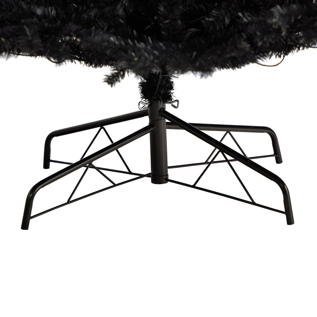 10’ Black Artificial Christmas Tree with 950 Clear LED Lights and 3056 Tips-Christmas Tree-Parc Decor