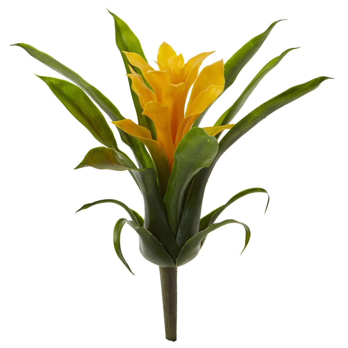 10” Bromeliad Artificial Flower (Set of 6)-Stem-Parc Decor
