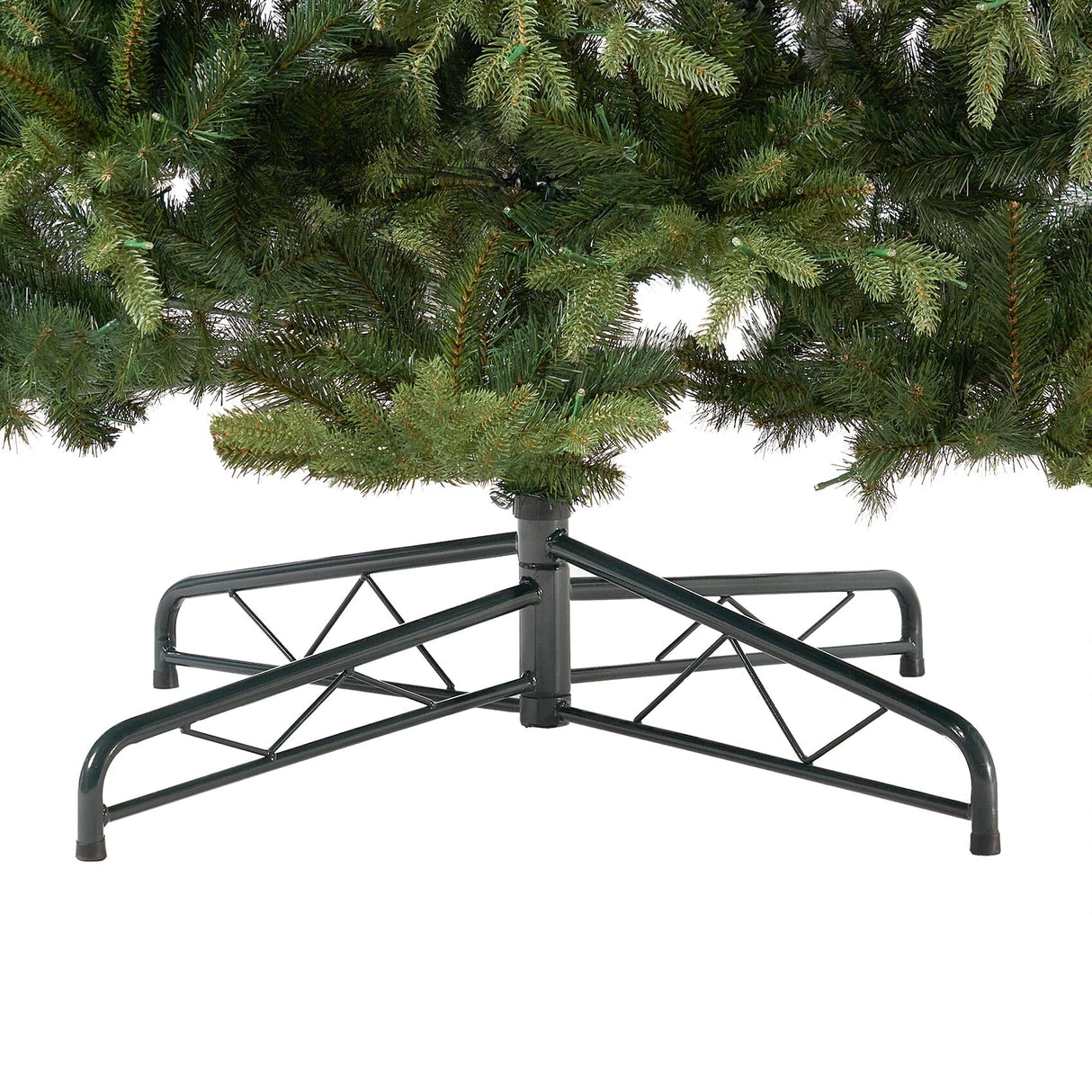 12’ Belgium Fir “Natural Look” Artificial Christmas Tree with 1500 Clear LED Lights and 4962 Bendable Branches-Christmas Tree-Parc Decor