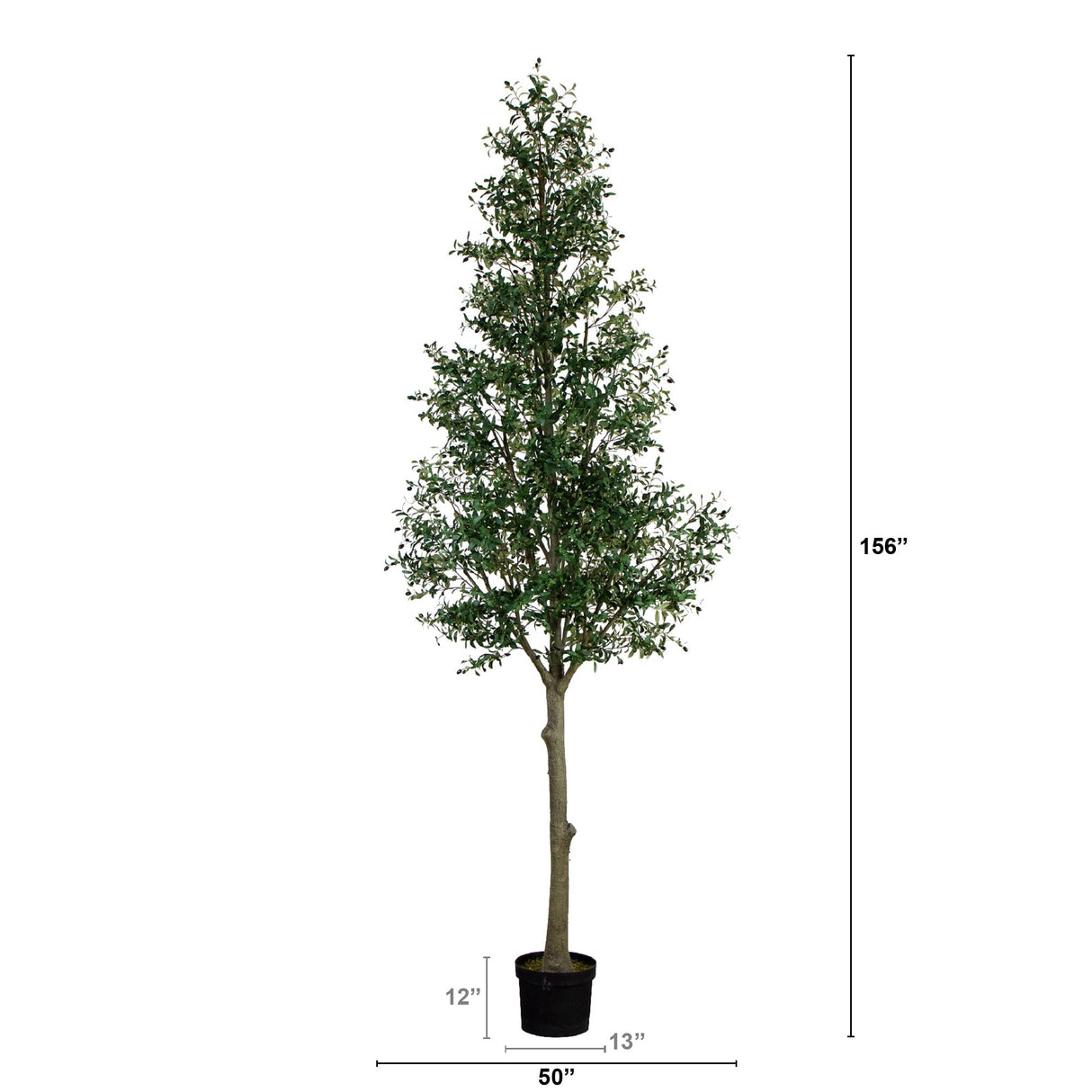 13’ Giant Artificial Olive Tree-Tree-Parc Decor