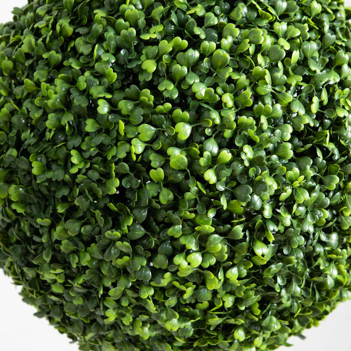 14” Artificial Boxwood Ball Topiary with Integrated Ground Stake UV Resistant - Set of 2-Plant-Parc Decor