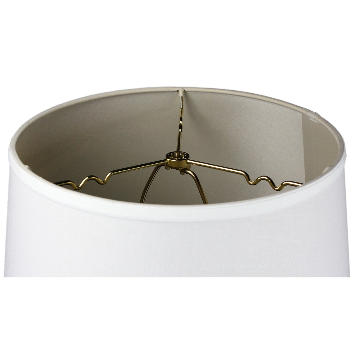 16"W 2 Light Swag Plug-In Pendant White with Diffuser White Cord-Parc Decor