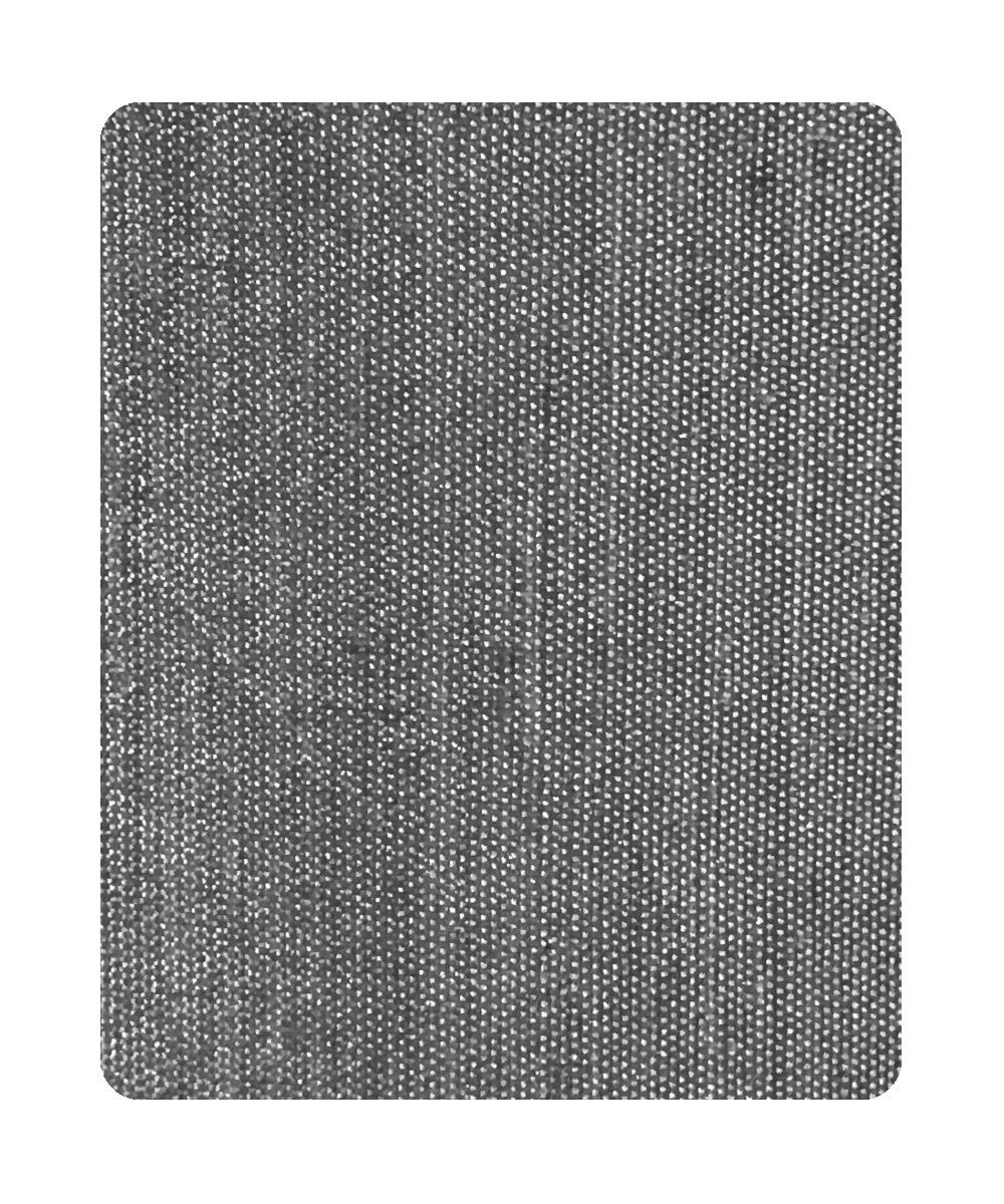 16"W Moderne Flush Mount Conversion Kit Granite Gray Burlap Hardback Drum Lampshade