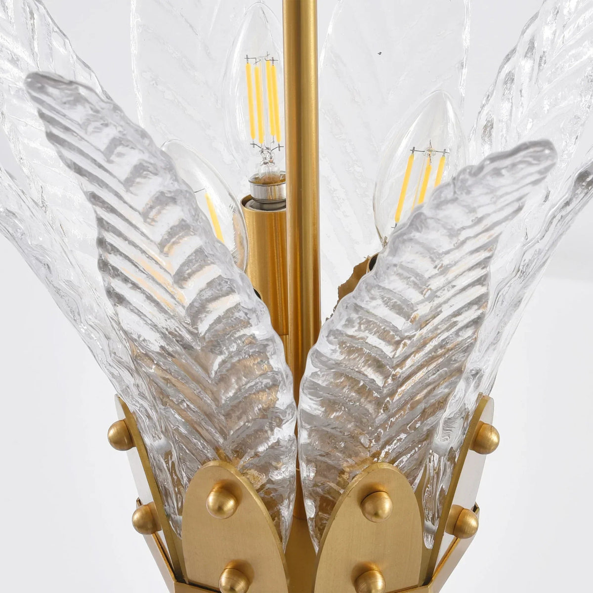 17 Inch Vito 3-Light Feather-shaped Island Pendant Light