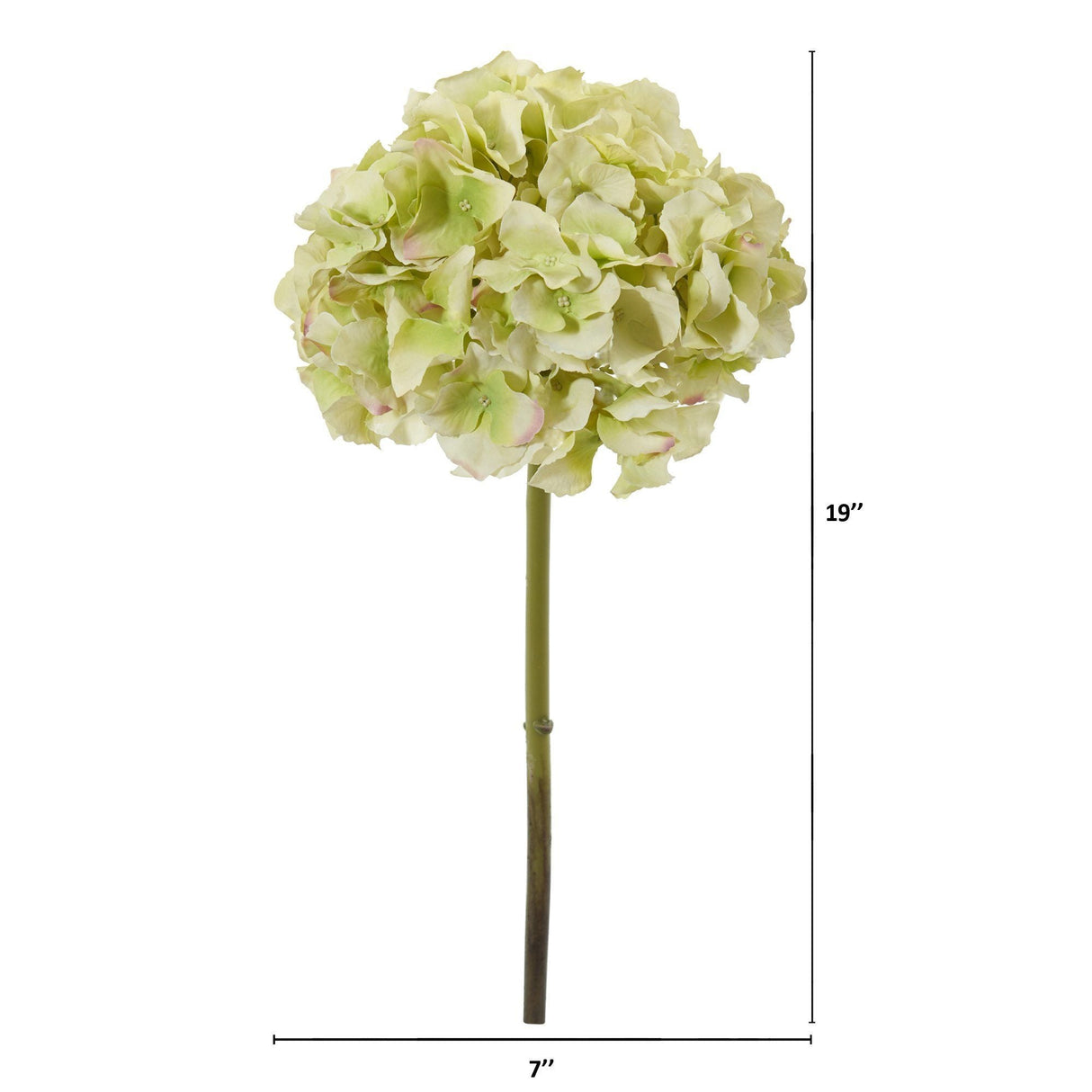 19” Hydrangea Artificial Flower (Set of 6)-Parc Decor