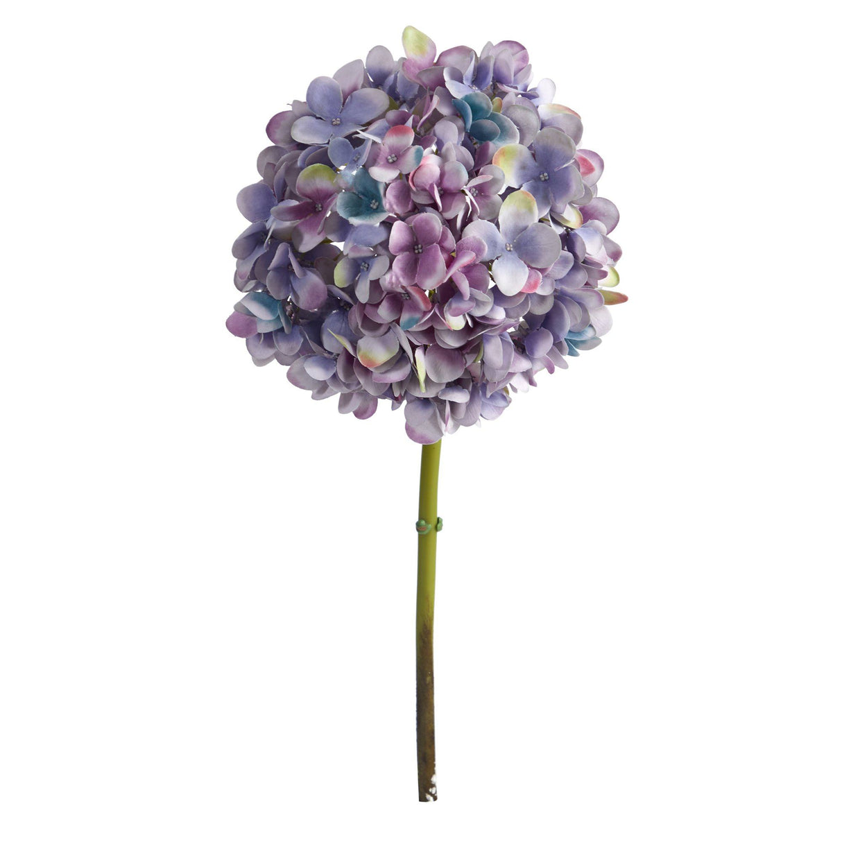19” Artificial Hydrangea Flower (Set of 3 Silk Flower Stems)-Stem-Parc Decor