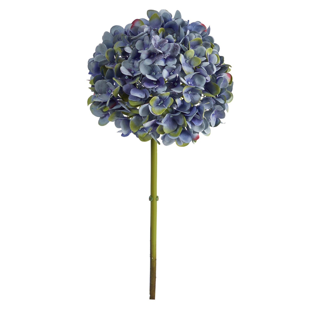 19” Artificial Hydrangea Flower (Set of 3 Silk Flower Stems)-Stem-Parc Decor