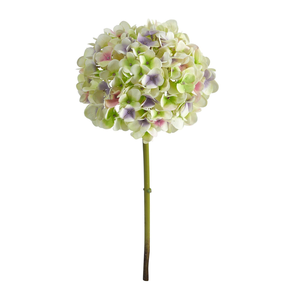 19” Artificial Hydrangea Flower (Set of 3 Silk Flower Stems)-Stem-Parc Decor