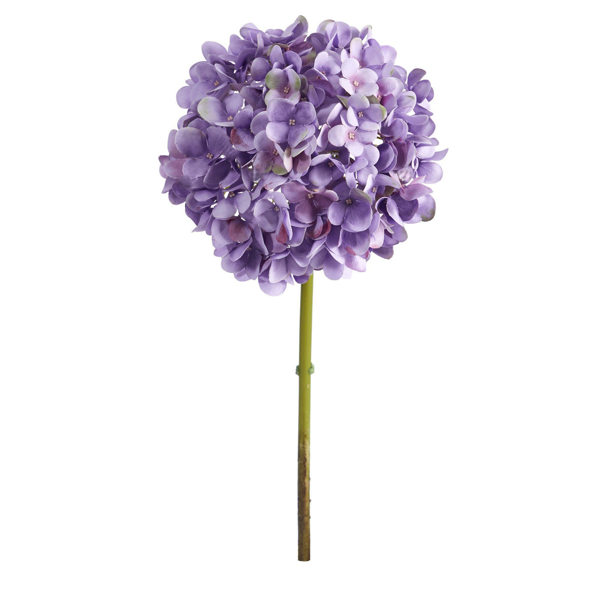 19” Artificial Hydrangea Flower (Set of 3 Silk Flower Stems)-Stem-Parc Decor