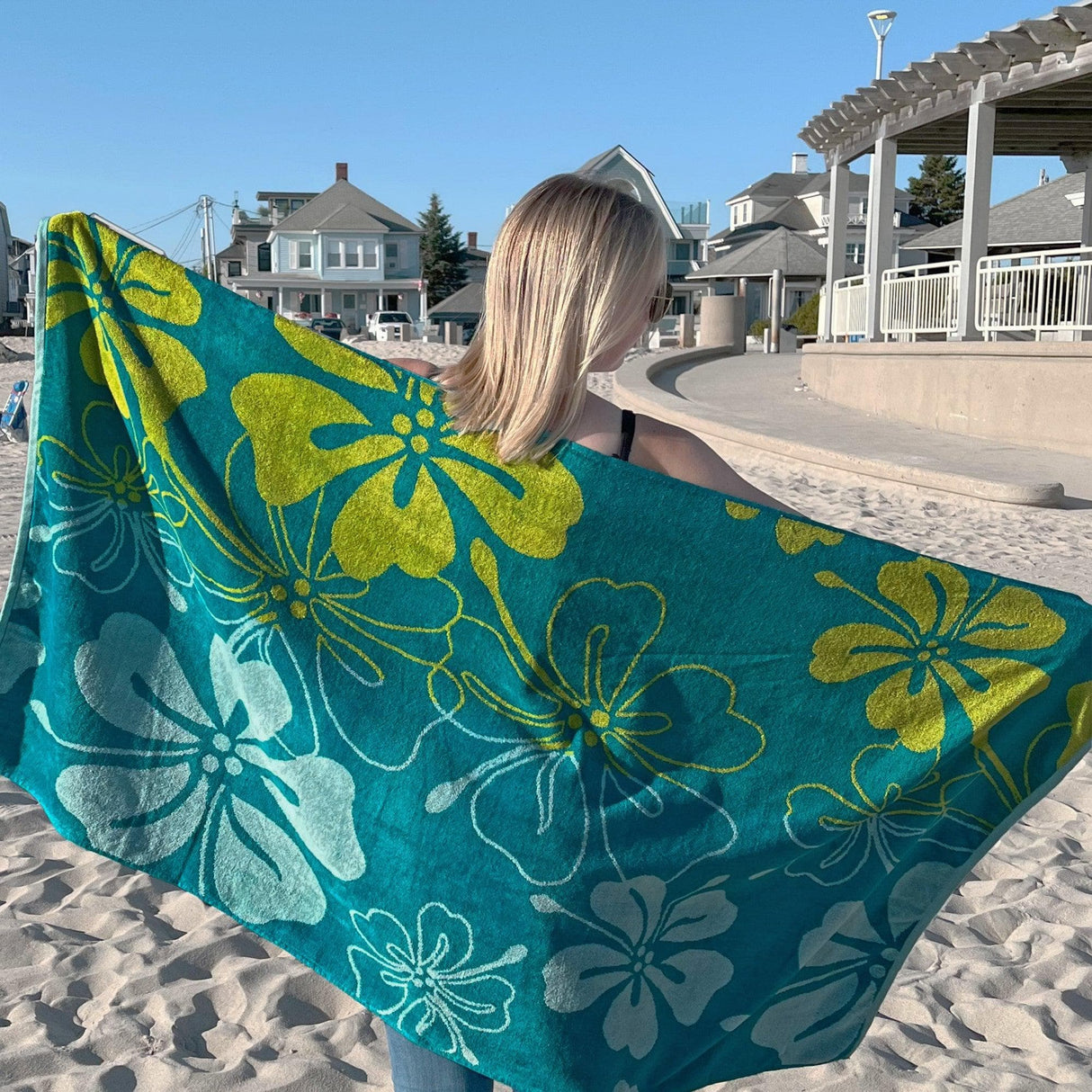 2 Pack Vibrant Beach Towels - Boca Collection-Parc Decor