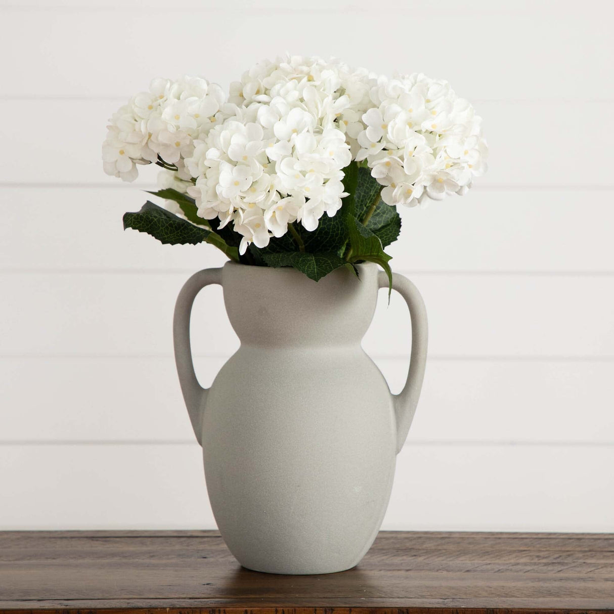 20" Artificial Hydrangea Flower Stems- Set of 3-Stem-Parc Decor