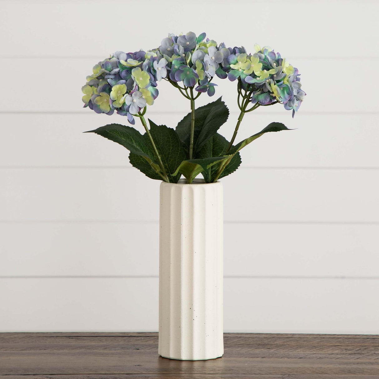 20" Artificial Hydrangea Flower Stems- Set of 3-Stem-Parc Decor
