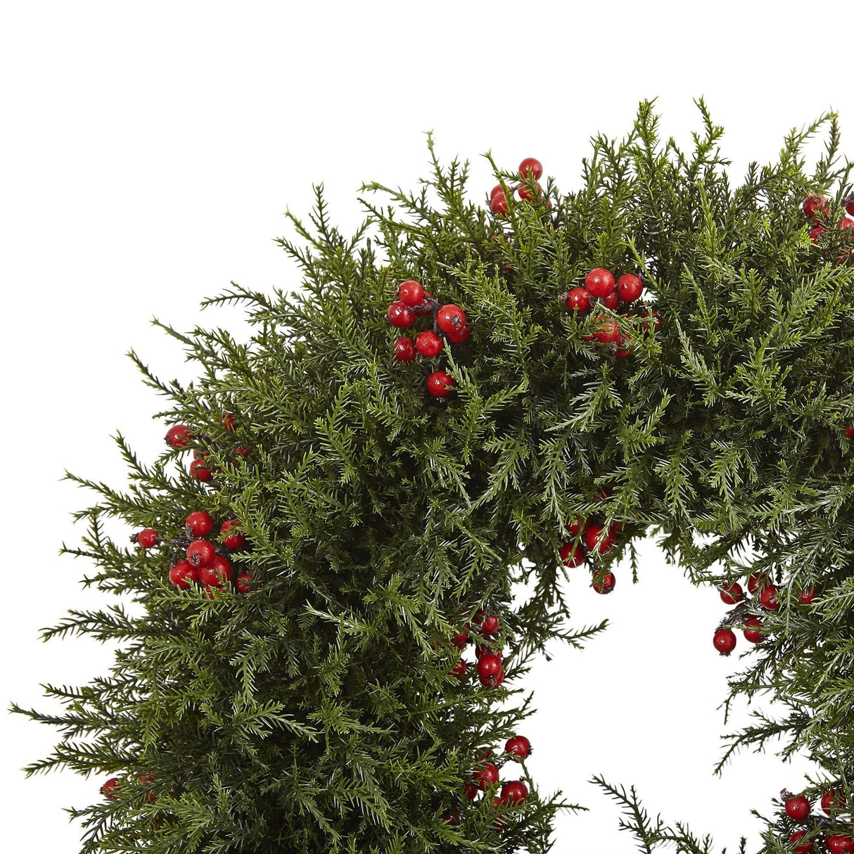 20” Cedar Berry Wreath-Wreath-Parc Decor