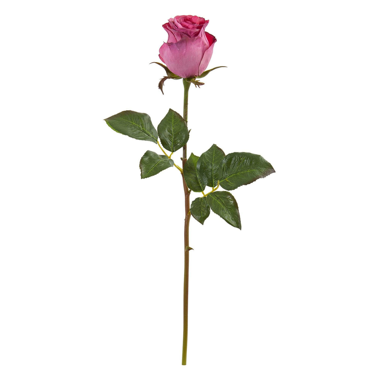 21” Rose Bud Artificial Flower (Set of 6)-Parc Decor