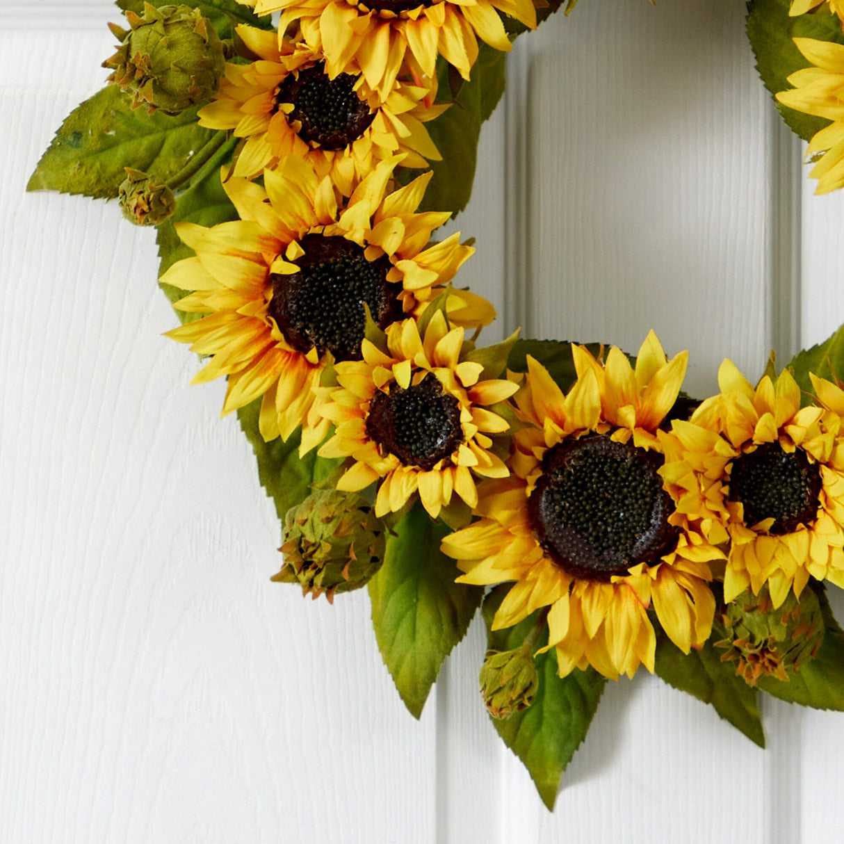 22" Sunflower Wreath-Wreath-Parc Decor