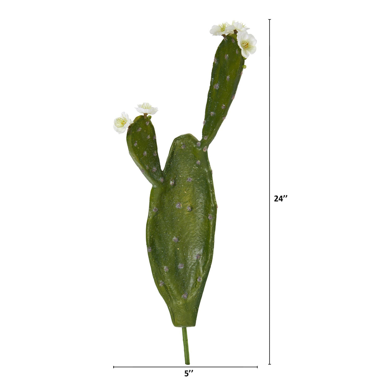 24” Flowering Cactus Artificial Plant (Set of 4)-Parc Decor