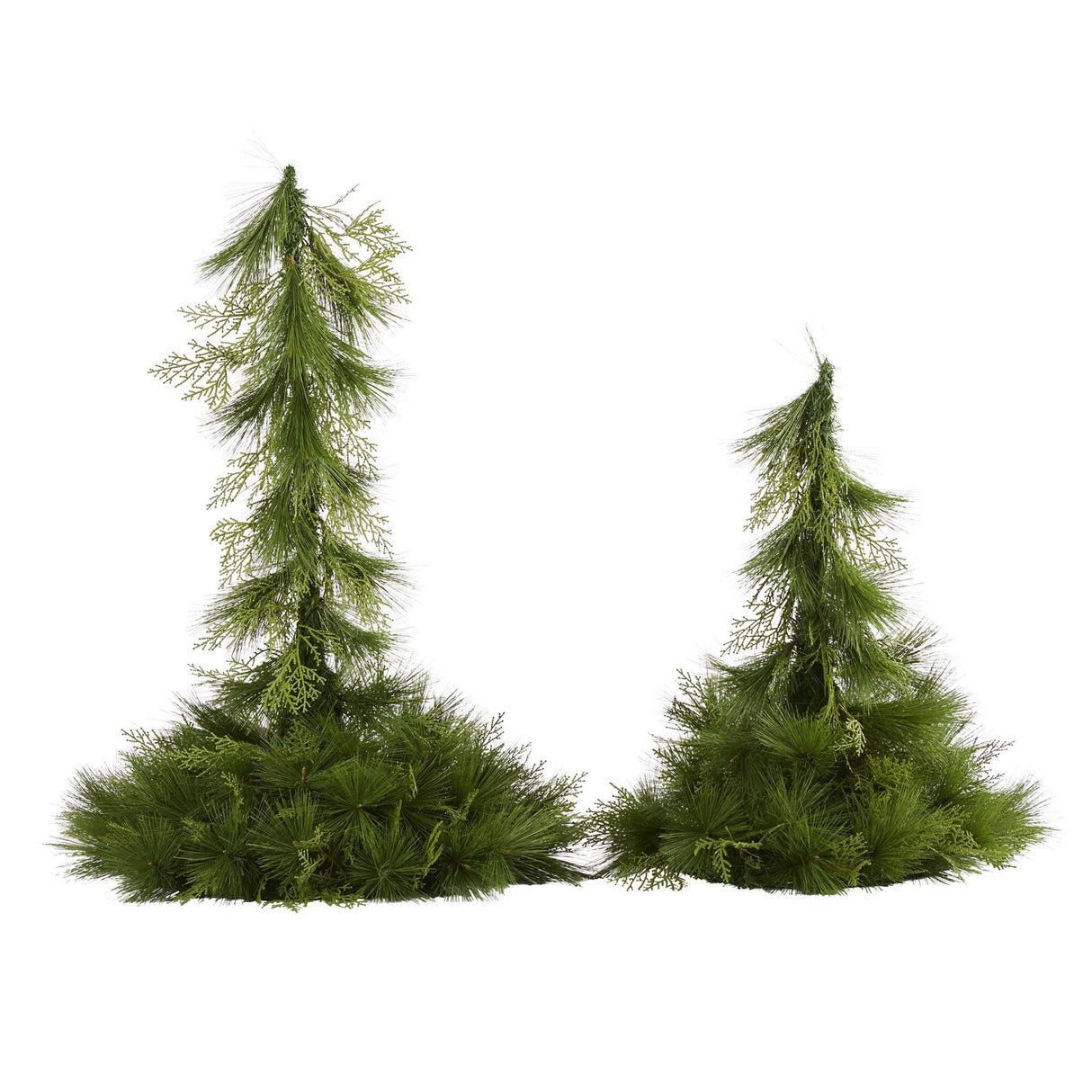 24” and 36” Table Top/Hanging Artificial Christmas Decor (Set of 2)-Parc Decor