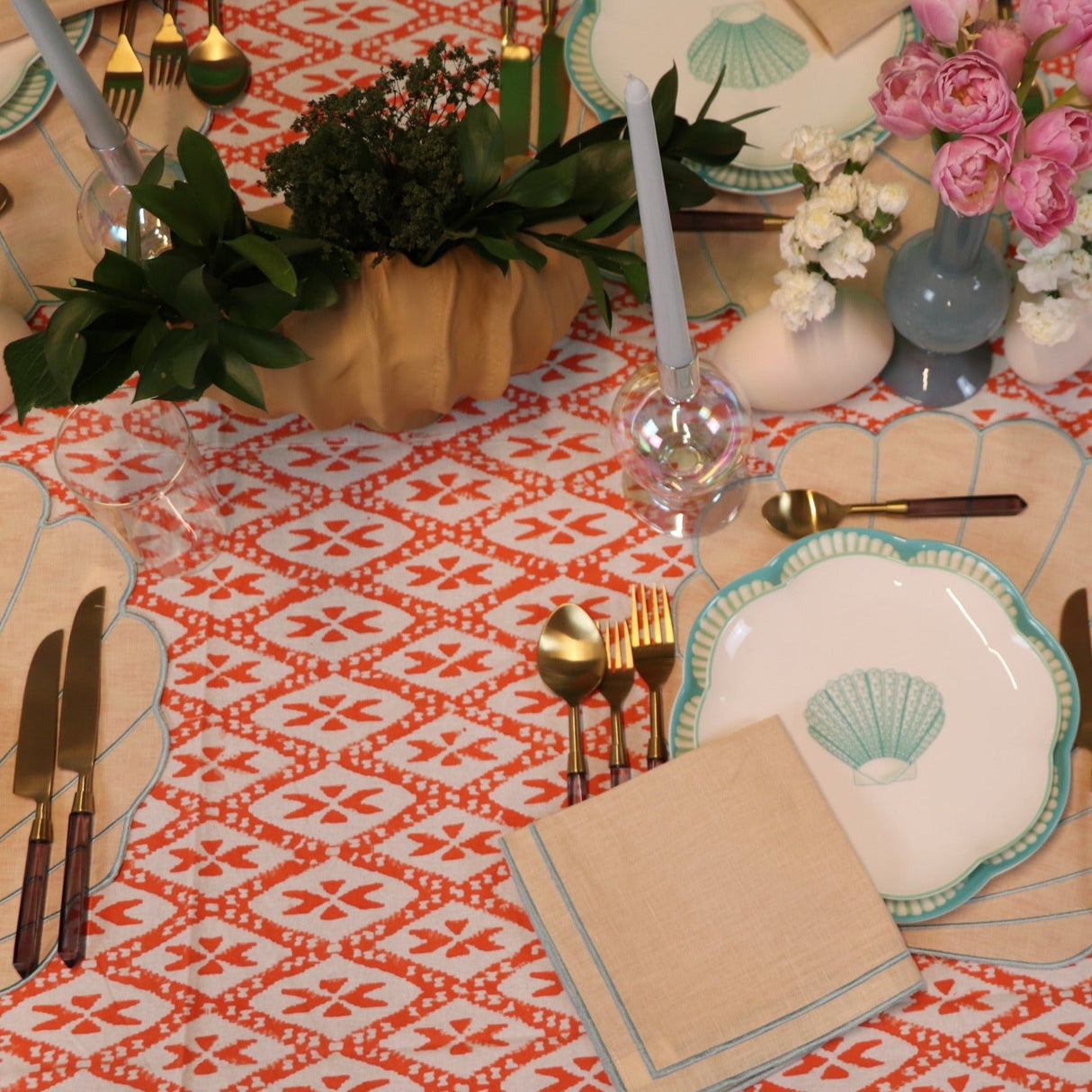 24 Extra Tall Baby Blue Cloud Taper Candles - 6 Packs of 4-Candle-Parc Decor