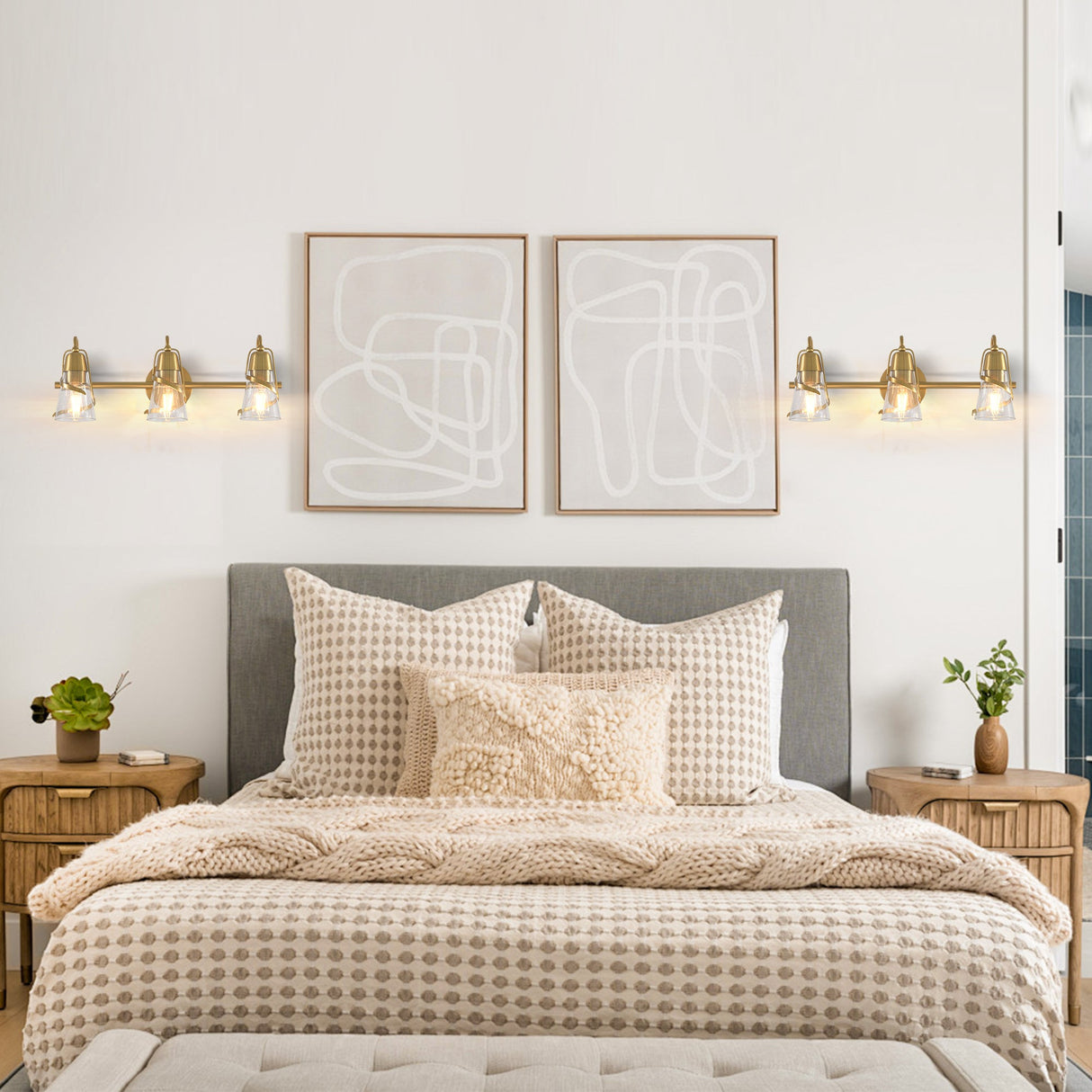 24 Inch Payne 3-Light Mirror Vanity Light-壁灯-Parc Decor