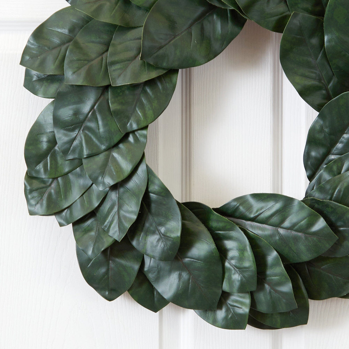24” Magnolia Leaf Wreath-Wreath-Parc Decor