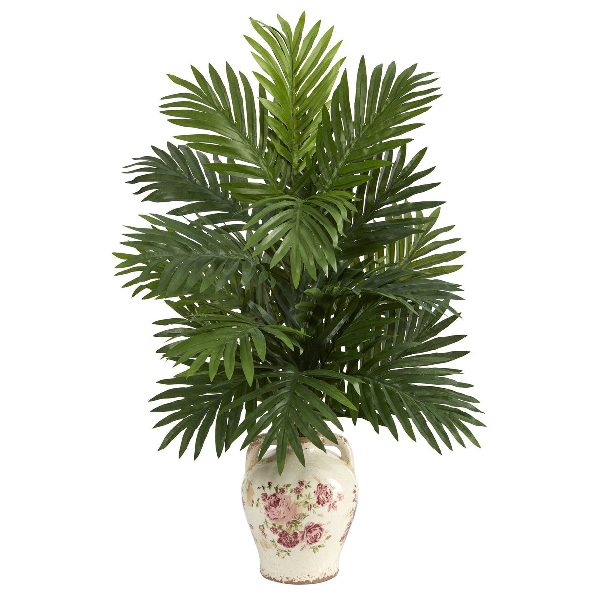 27” Areca Palm Artificial Plant in Floral Jar-Parc Decor