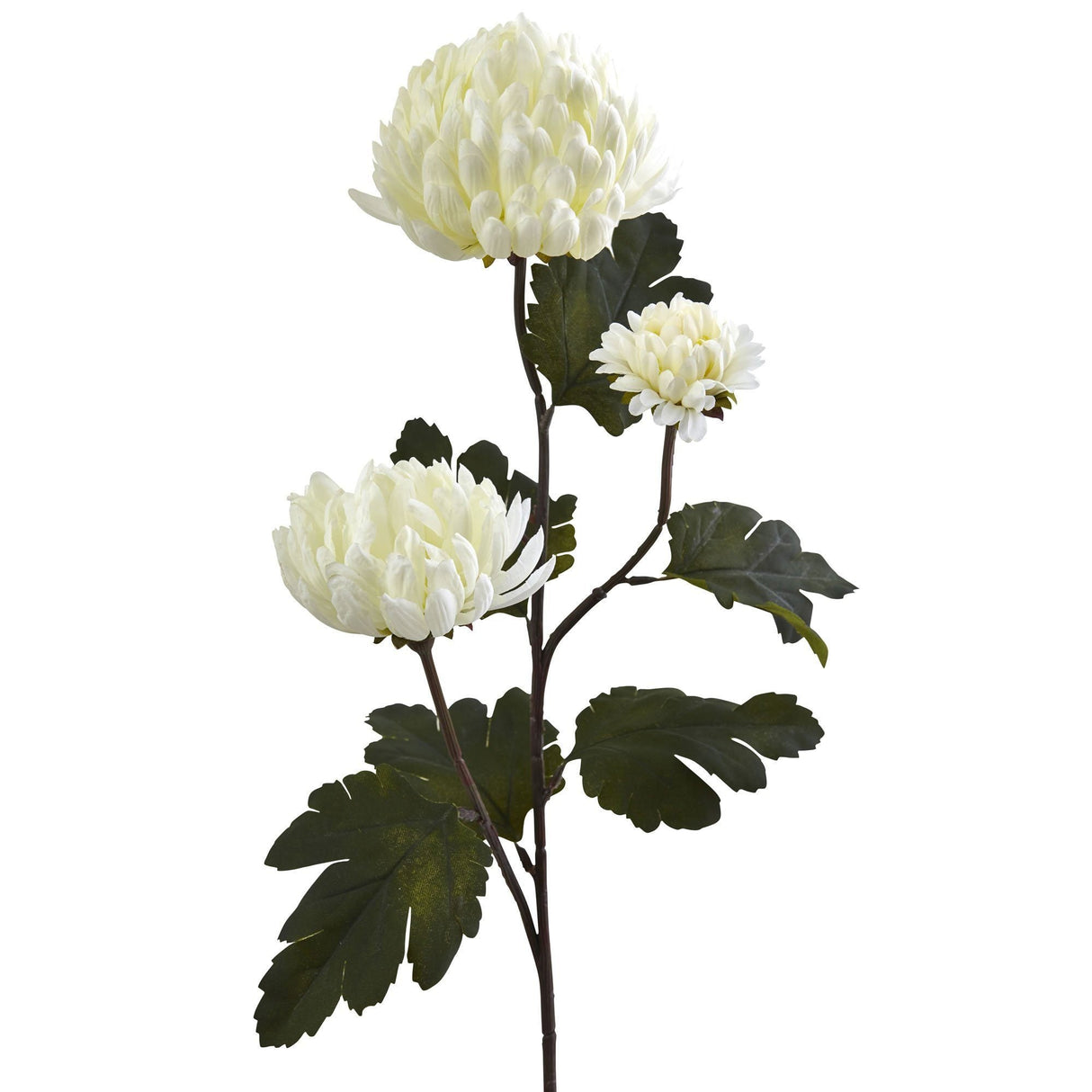 29” Chrysanthemum Artificial Flower (Set of 12)-Stem-Parc Decor