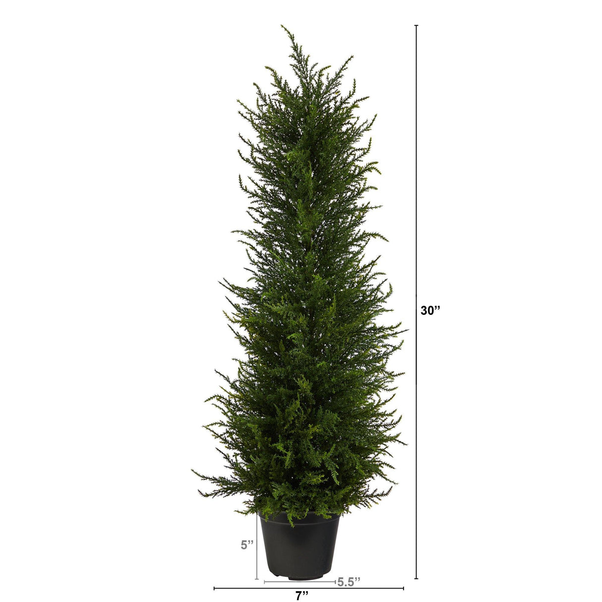 2.5’ Cypress Artificial Tree UV Resistant (Indoor/Outdoor)-Parc Decor