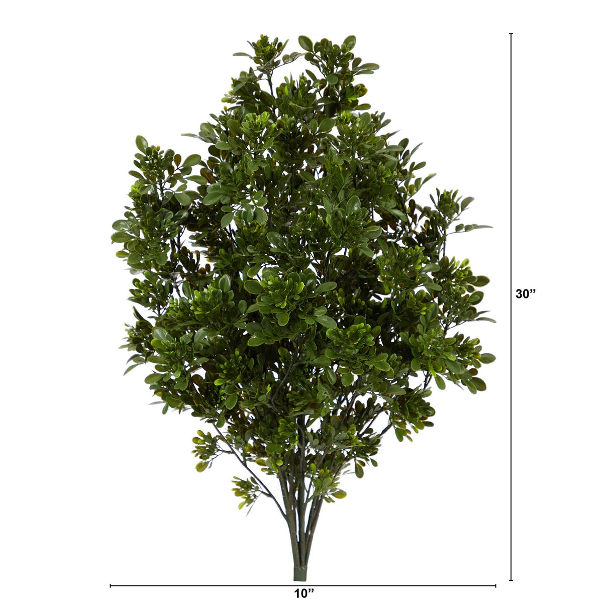 2.5’ Tea Leaf Artificial Plant UV Resistant (Indoor/Outdoor)-Parc Decor