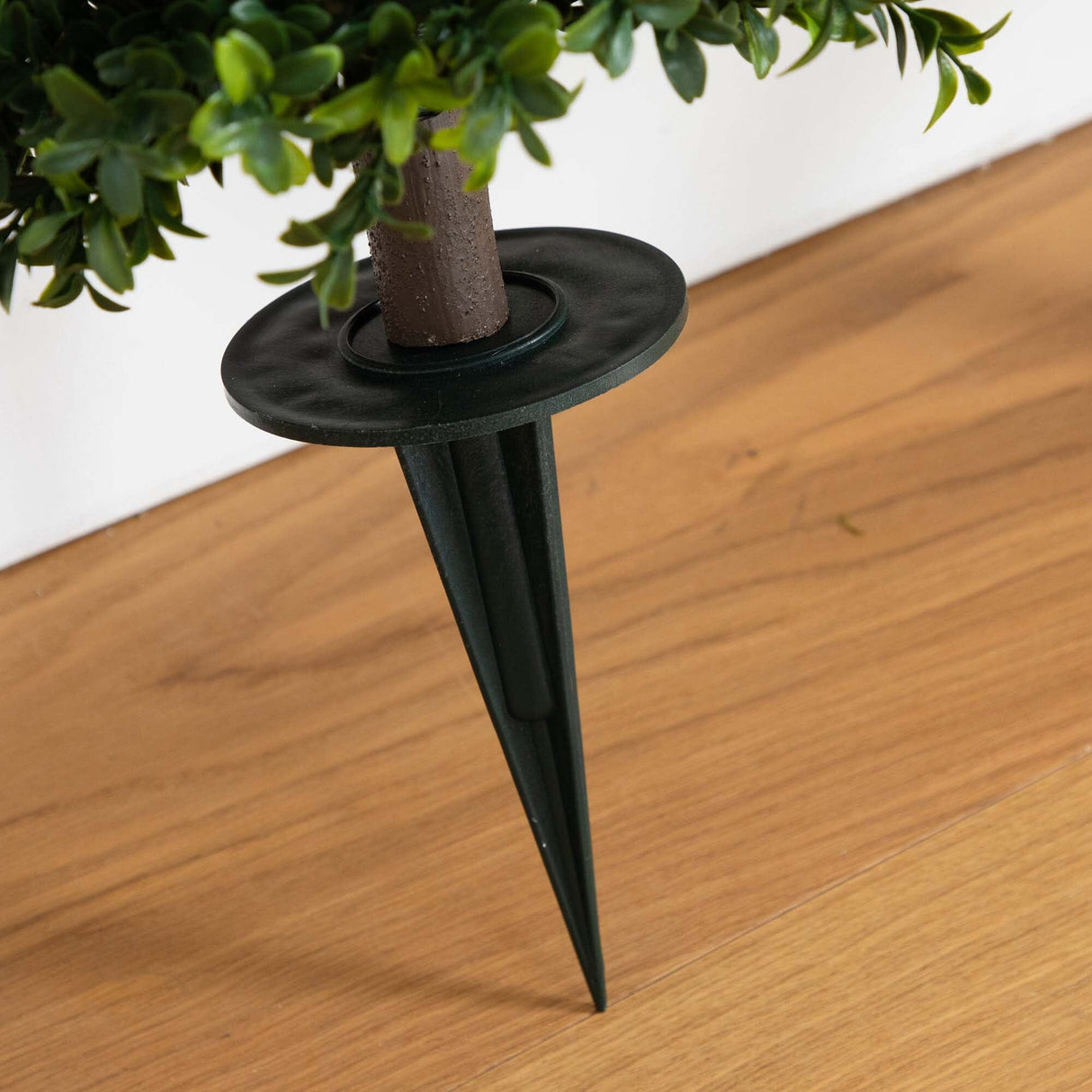 2.5' UV Resistant Artificial Boxwood Plant with Integrated Ground Stake (Indoor/Outdoor) - Set of 2-Plant-Parc Decor