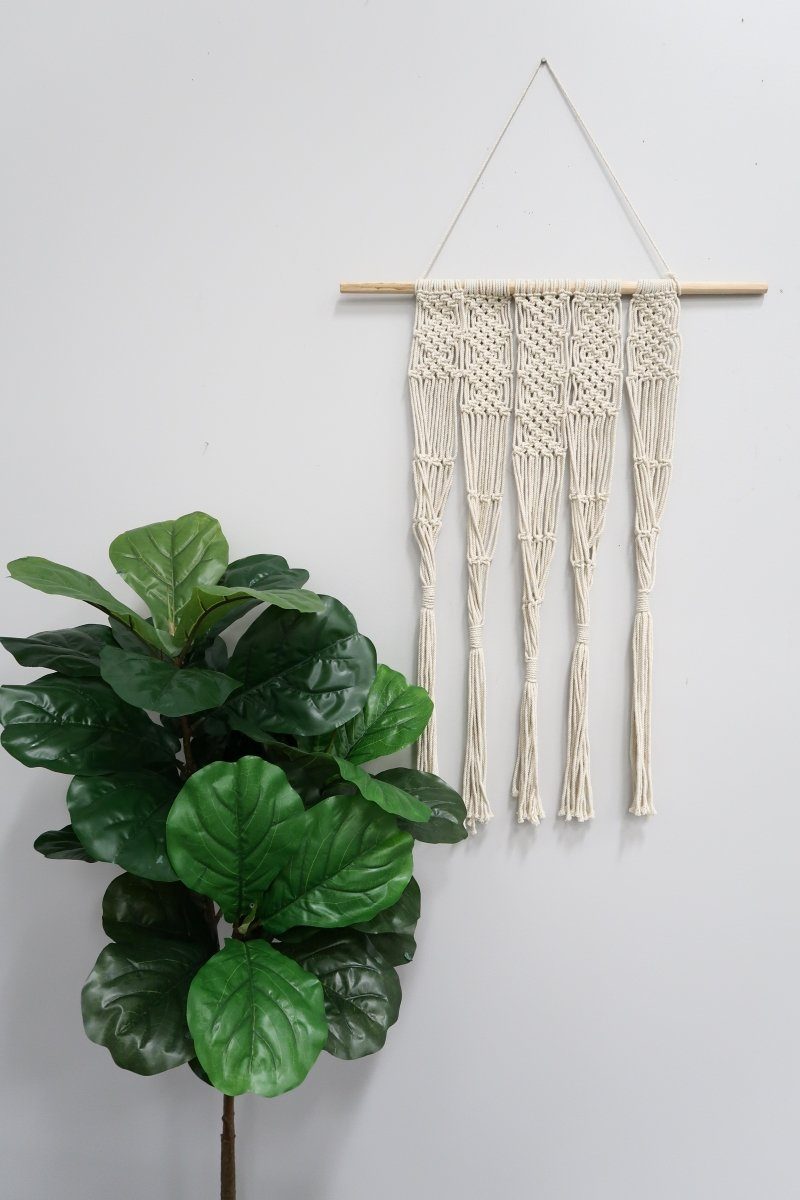 2.5’ x 2’ Hand Woven Macrame Wall Hanging Decor-Wall Decor-Parc Decor