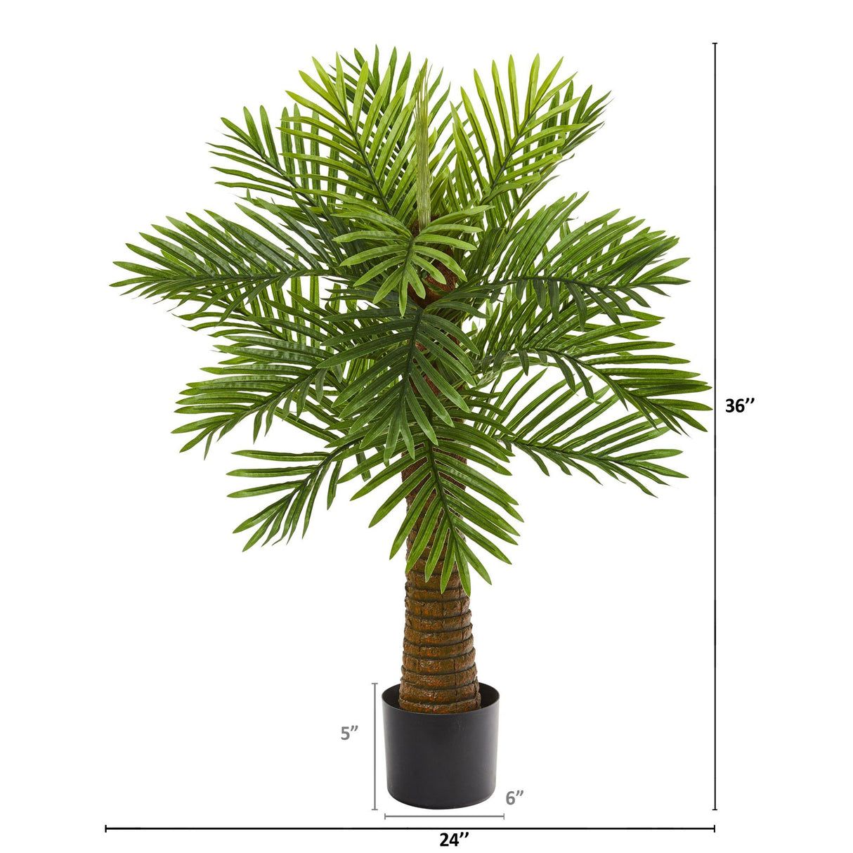 3’ Robellini Palm Artificial Tree-Parc Decor