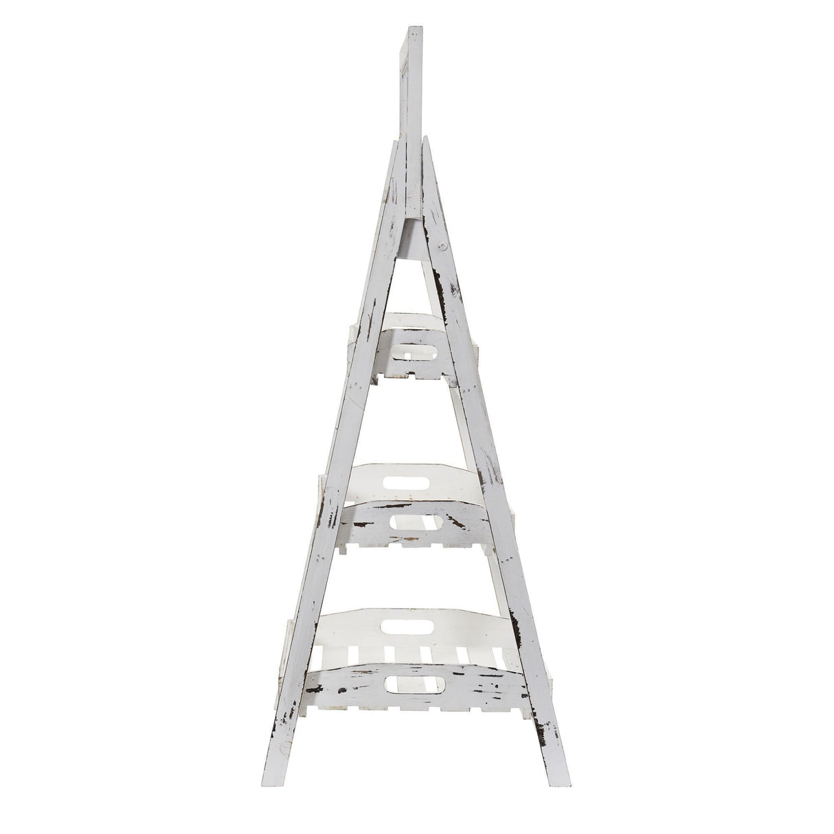 3’ White Washed Farmhouse Stand with Chalkboard-Parc Decor