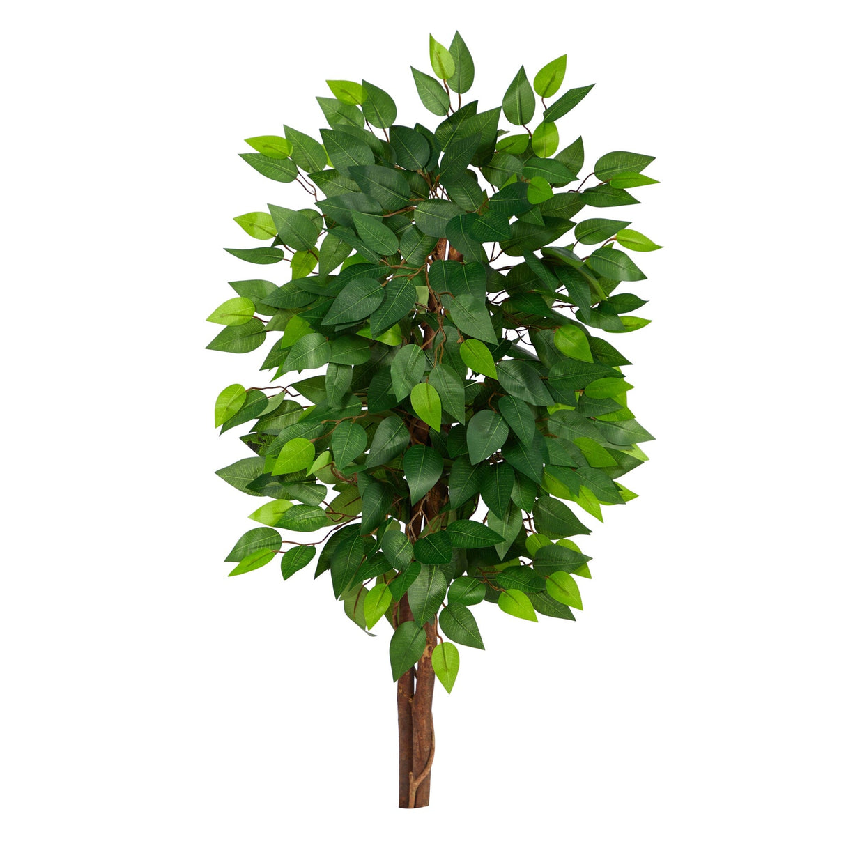 3’ Artificial Double Trunk Ficus Tree (No Pot)-Tree-Parc Decor