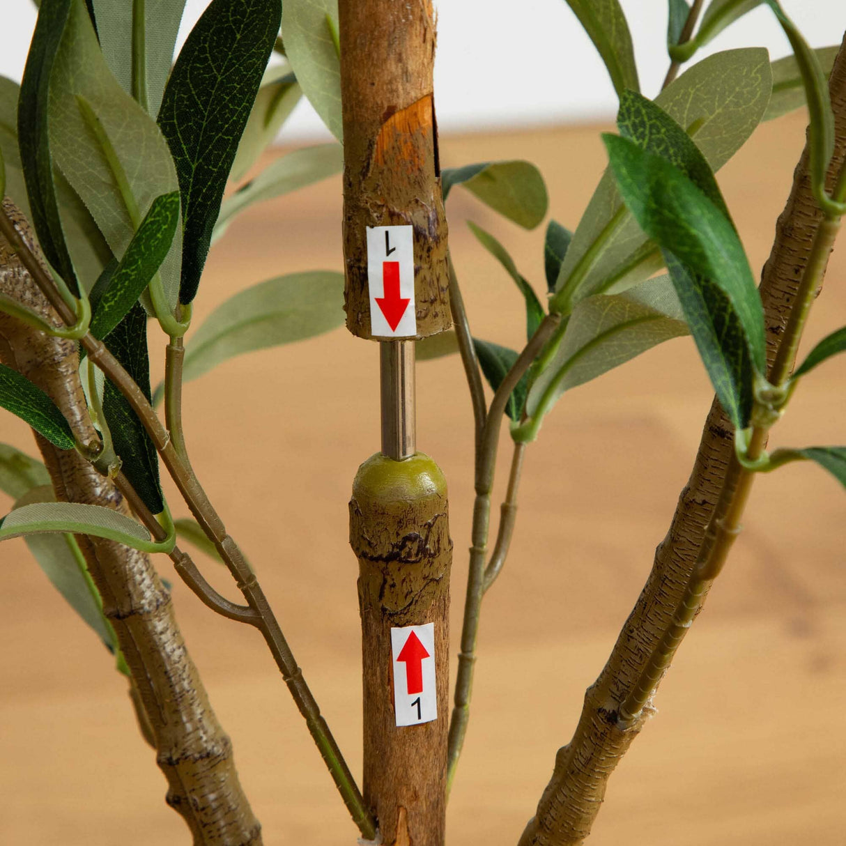 3’ Artificial Olive Tree with Natural Trunk-Tree-Parc Decor