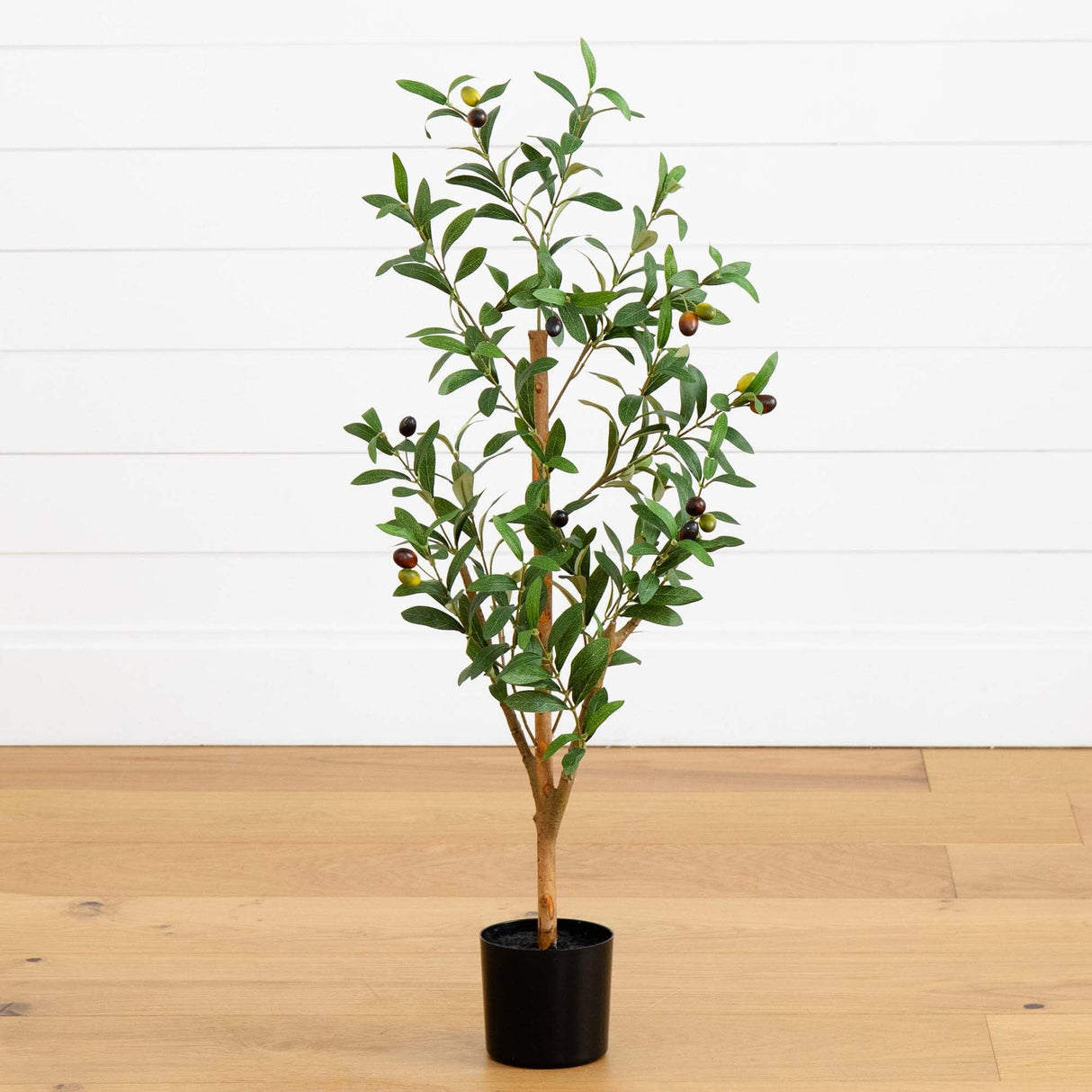 3’ Artificial Olive Tree with Natural Trunk-Tree-Parc Decor