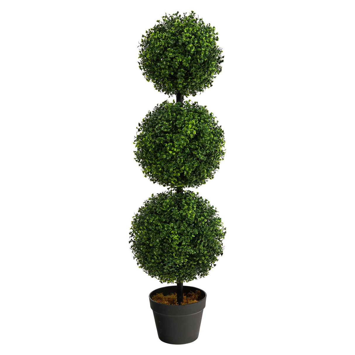 3’ Boxwood Triple Ball Topiary Artificial Tree (Indoor/Outdoor)-Tree-Parc Decor