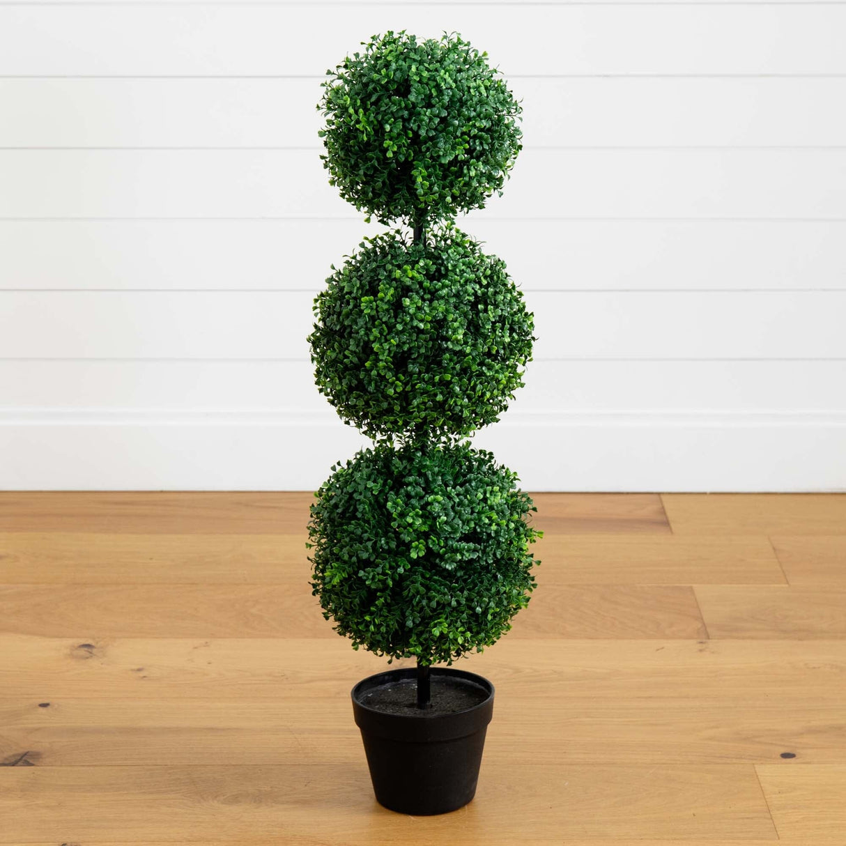 3’ Boxwood Triple Ball Topiary Artificial Tree (Indoor/Outdoor)-Tree-Parc Decor