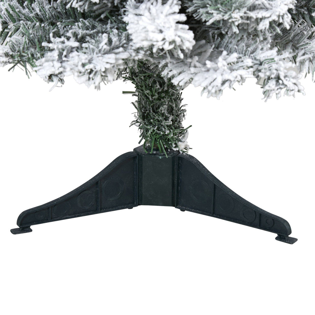 3' Flocked Rock Springs Spruce Artificial Christmas Tree-Christmas Tree-Parc Decor