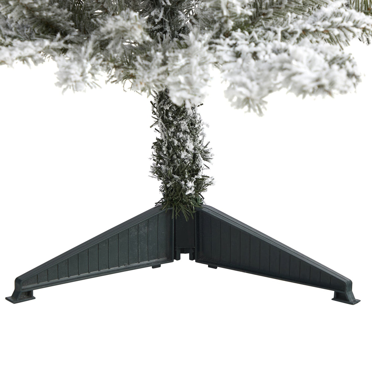 3’ Flocked West Virginia Spruce Artificial Christmas Tree with 50 Clear Lights and 142 Branches-Christmas Tree-Parc Decor