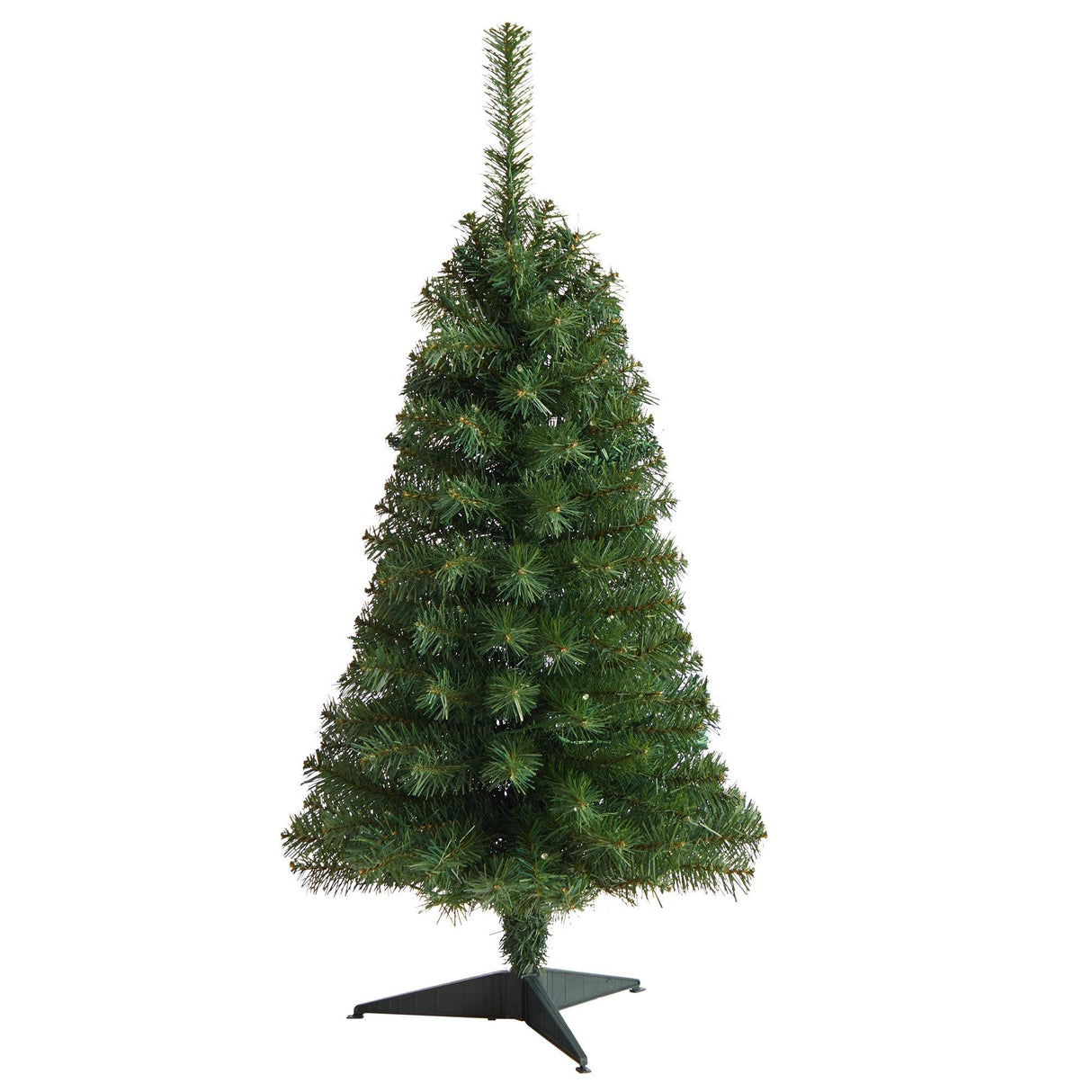 3’ Green Artificial Christmas Tree with 50 LED Lights and 118 Bendable Branches-Christmas Tree-Parc Decor