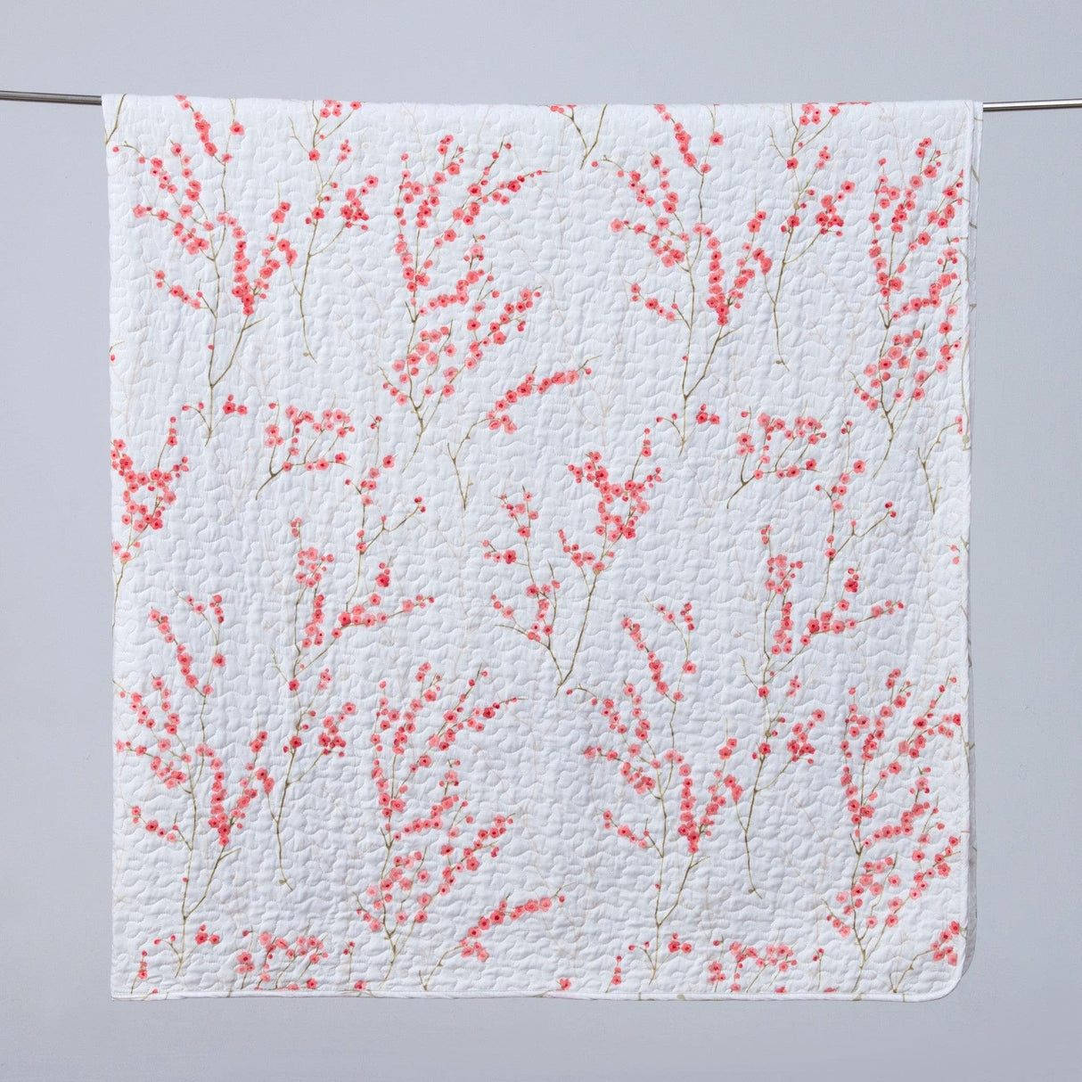 3-Piece Floral Quilt - Sakura Collection-Quilts-Parc Decor