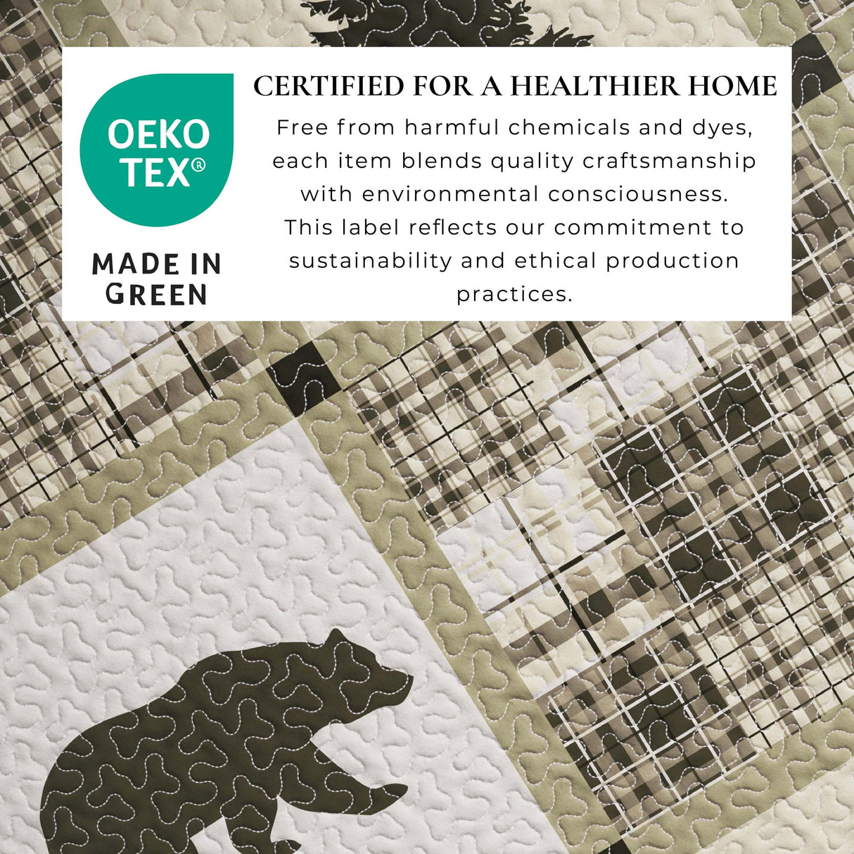 3-Piece Lodge Quilt - Stonehurst Collection-Quilts-Parc Decor