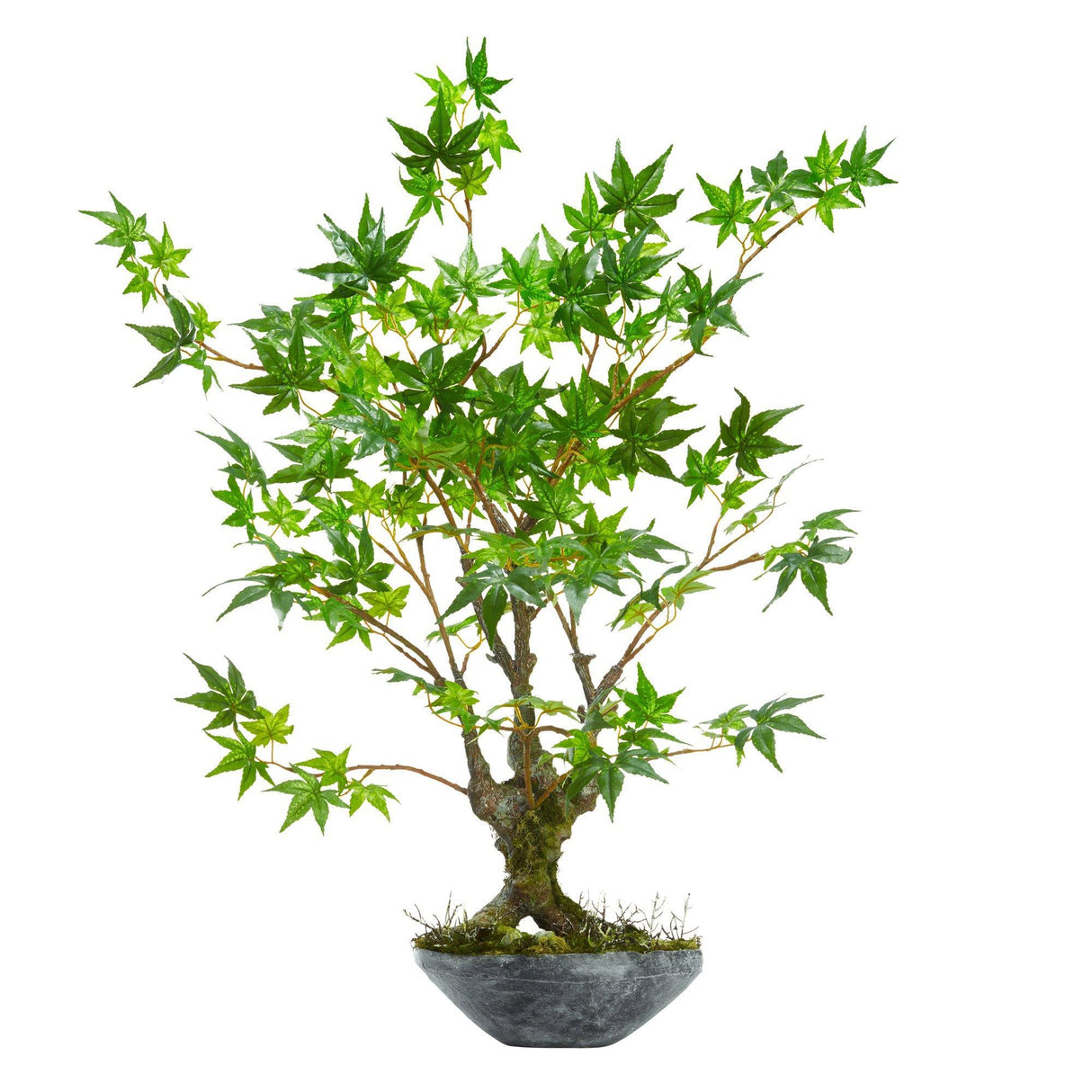 30” Maple Bonsai Artificial Tree in Planter-Parc Decor