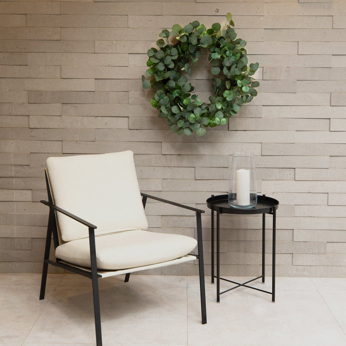 30” Artificial Eucalyptus Wreath-Wreath-Parc Decor