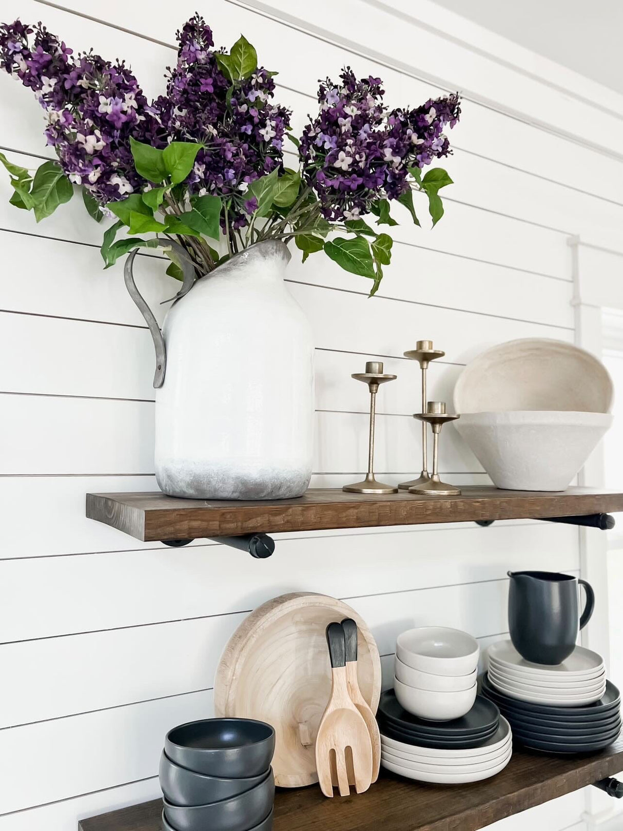 30” Lilac Artificial Flower (Set of 6)-Stem-Parc Decor