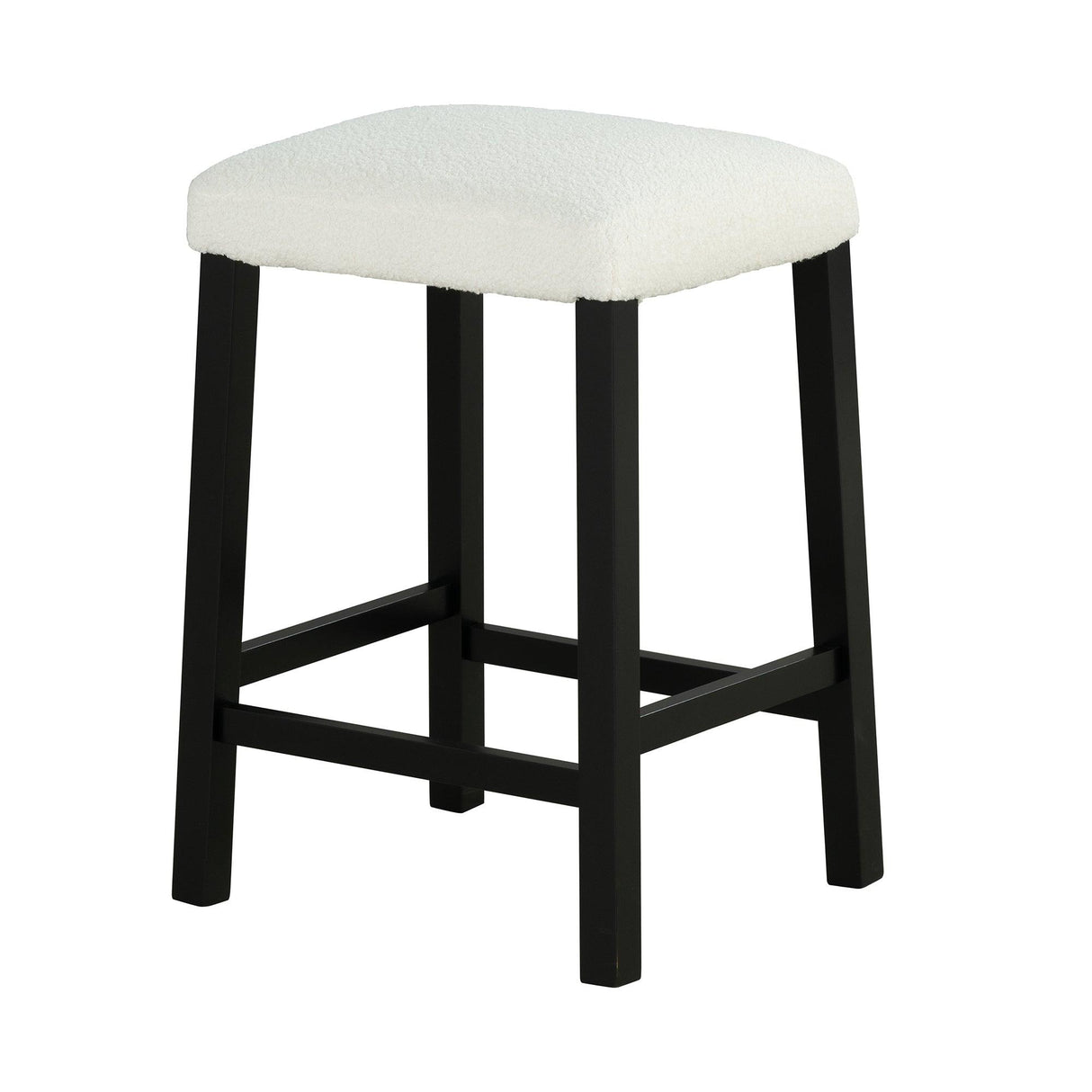 36" Modern Dining Table Set with 2 Stool, High Gloss Table Top, USB-A & USB-C Charging Ports-Parc Decor